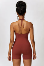 Load image into Gallery viewer, Halter Neck Sports Romper