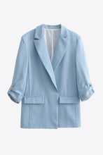 Load image into Gallery viewer, Lapel Collar Longline Blazer