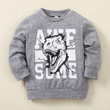 Load image into Gallery viewer, Kids Graphic Sweatshirt and Dinosaur Print Joggers Set