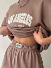 Load image into Gallery viewer, LOS ANGELES CALIFORNIA Graphic Sweatshirt and Sweatpants Set