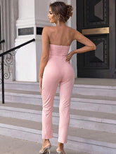 Load image into Gallery viewer, Sweetheart Neck Sleeveless Jumpsuit