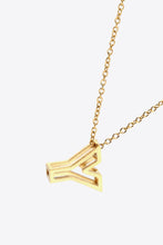 Load image into Gallery viewer, U to Z Letter Pendant Necklace