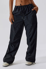 Load image into Gallery viewer, Long Loose Fit Pocketed Parachute Sports Pants