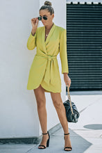 Load image into Gallery viewer, ON MY WAY Belted Blazer Dress