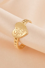 Load image into Gallery viewer, 14K Gold Plated LOVE YOU Open Ring