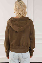 Load image into Gallery viewer, Half-Zip Long Sleeve Hoodie