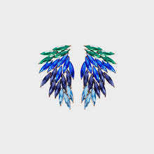 Load image into Gallery viewer, Alloy Acrylic Wing Earrings