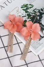 Load image into Gallery viewer, Flower Shape Acrylic Dangle Earrigs