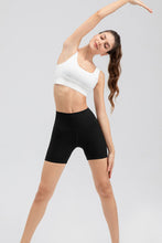 Load image into Gallery viewer, Wide Waistband Slim Fit Sports Shorts