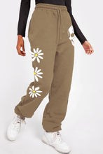 Load image into Gallery viewer, Simply Love Simply Love Full Size Drawstring Flower &amp; Skull Graphic Long Sweatpants