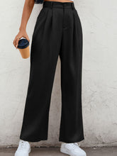 Load image into Gallery viewer, High Waist Straight Leg Pants