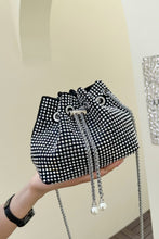 Load image into Gallery viewer, Rhinestone Polyester Bucket Bag