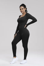 Load image into Gallery viewer, Square Neck Long Sleeve Active Jumpsuit