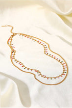 Load image into Gallery viewer, 18K Gold-Plated Double-Layered Stainless Steel Necklace