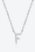 Load image into Gallery viewer, A To F Zircon 925 Sterling Silver Necklace