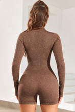 Load image into Gallery viewer, Mock Neck Long Sleeve Romper