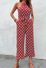 Load image into Gallery viewer, SUCH A LADY Polka Dot Jumpsuit