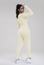 Load image into Gallery viewer, Square Neck Long Sleeve Active Jumpsuit