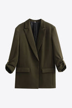 Load image into Gallery viewer, Lapel Collar Longline Blazer