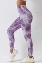 Load image into Gallery viewer, High Waist Tie-Dye Long Sports Pants