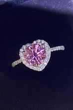 Load image into Gallery viewer, Lifelong Journey 1 Carat Moissanite Heart Ring