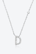 Load image into Gallery viewer, A To F Zircon 925 Sterling Silver Necklace