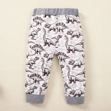 Load image into Gallery viewer, Kids Graphic Sweatshirt and Dinosaur Print Joggers Set