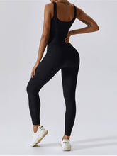 Load image into Gallery viewer, Wide Strap Sleeveless Active Jumpsuit