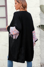 Load image into Gallery viewer, Fringe Sleeve Dropped Sholder Cardigan