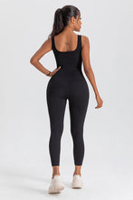 Load image into Gallery viewer, Wide Strap Sleeveless Active Jumpsuit