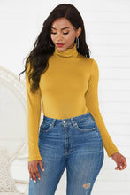 Load image into Gallery viewer, Turtleneck Long Sleeve Bodysuit