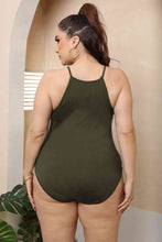 Load image into Gallery viewer, Plus Size Halter Neck Spaghetti Strap Bodysuit