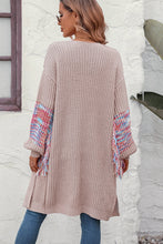 Load image into Gallery viewer, Fringe Sleeve Dropped Sholder Cardigan