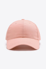 Load image into Gallery viewer, Plain Adjustable Cotton Baseball Cap