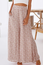 Load image into Gallery viewer, Polka Dot High Waist Wide Leg Pants with Pockets