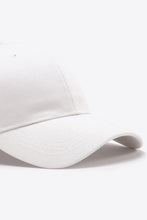 Load image into Gallery viewer, Plain Adjustable Cotton Baseball Cap