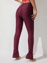 Load image into Gallery viewer, High Waist Slit Skinny Pants