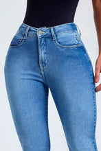 Load image into Gallery viewer, Button Fly Long Jeans