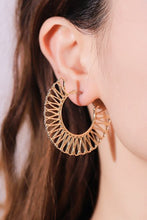 Load image into Gallery viewer, 18K Gold-Plated Cutout Earrings