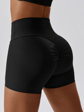 Load image into Gallery viewer, Wide Waistband Slim Fit Sports Shorts