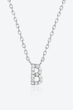 Load image into Gallery viewer, A To F Zircon 925 Sterling Silver Necklace