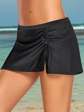 Load image into Gallery viewer, Full Size Drawstring Mini Swim Skirt