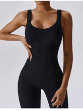 Load image into Gallery viewer, Wide Strap Sleeveless Active Jumpsuit