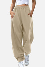 Load image into Gallery viewer, Elastic Waist Parachute Sweatpants with Pockets