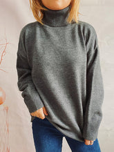 Load image into Gallery viewer, Turtleneck Long Sleeve Sweater