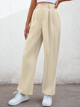 Load image into Gallery viewer, High Waist Straight Leg Pants