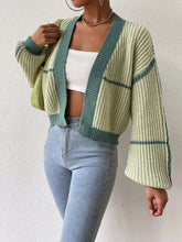 Load image into Gallery viewer, Open Front Dropped Shoulder Cardigan