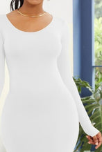 Load image into Gallery viewer, Round Neck Long Sleeve Maxi Wrap Dress