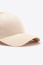 Load image into Gallery viewer, Plain Adjustable Cotton Baseball Cap