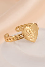 Load image into Gallery viewer, 14K Gold Plated LOVE YOU Open Ring